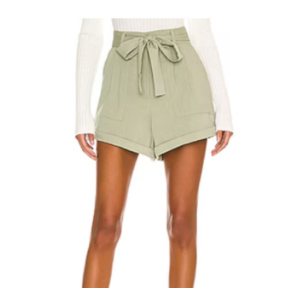 NWT Revolve Lovers and Friends Carmela Short in Sage Green  Small